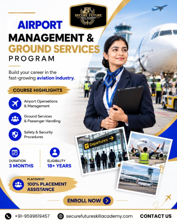 Airport Management and Ground Staff Training Course: A Complete Career Guide